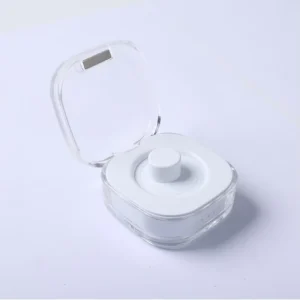 Portable Transparent Smart Ring Magnetic Charging Case Crystal Clear Cover App Control for Android Heart Rate Tracker Compatible