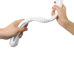 Portable USB Rechargeable Bladeless Hanging Neck Fan Mini Handfree Smart Health Device