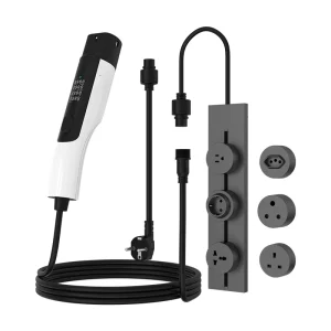 Portable V2L Discharger 3.5kW 16A 240V Mode 2 EVSE Charger Electric Car Charger Vehicle to Load Type 2 Type 1 GB T APP Control OEM