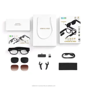 Portable Wearable Video Recorder Glasses Eyewear 4GB Touch Control 3C Fast Charge WiFi Photo Audio Transmission Smart Glasses