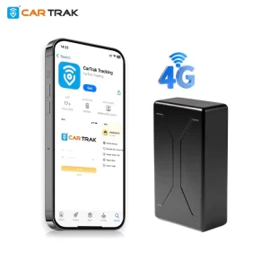 Portable Wired Long Distance Smart 4G GPS Tracker GSM PC Car 1 Year Warranty Battery Life Dashboard Mount IOS/Android App LBS