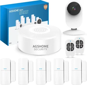 Portable Wireless Home Alarm with 1080P Camera for Smart Security Scenarios 8 Piece Home Security Kit