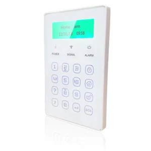 Portable Wireless Keypad with LCD Display Smart Home Alarm System Control Panel for WiFi GSM Home Security