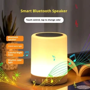 Portable Wireless Speaker Touch Night Lamp Heavy Bass Audio Player High Volume U-Disk TF Party Subwoofer in Africa