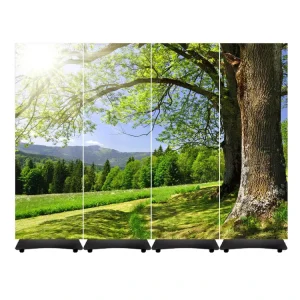 Poster Smart Interactive Advertising LED Display Poster Energy Saving for Off-grid Outdoor Advertising Scenes