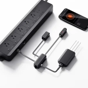 Power Socket Smart Socket,smart Socket Wifi, Featuring Temperature, Moisture,and Light Sensing, Compatible with Multiple Devices