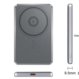 Powerbank Fast Charger Magnetic Wireless 3 in 1 Power Bank Fast Charging Cell Phone Holder Multi function