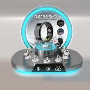 Premium Acrylic Display Countertop AI Smart Ring Display Stand Finger Ring Rack Electronic Product Display Stands