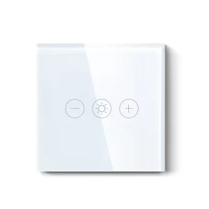 Premium Comans Tuya Zigbee Dimmer Switch Factory EU Smart Touch Glass Wall Light Switch for APP Control Home Office