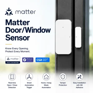 Premium Matter Door Window Sensor Thread Smart Home Automation Sensor OEM Manufacturer Supplier