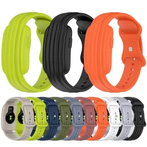 Premium Soft Silicone Integrated Strap for Garmin CIRQA Smart Band Waterproof Sport Replacement Watch Band Multiple Colors
