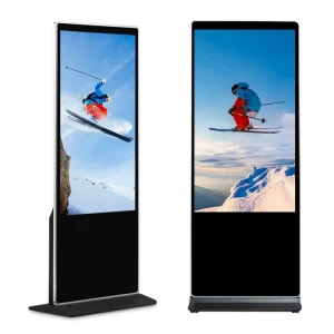 Price 55″ Inch Digital Signage and Displays Kiosk Totem LCD Touch Screen Indoor Smart WIFI Floor Stand Advertising Player