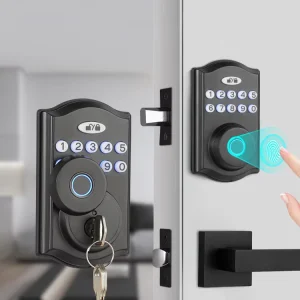 Price Aluminum Alloy Digital Door Lock Waterproof Fingerprint Gate Smart Door Knob Smart Deadbolt Front Door Lock