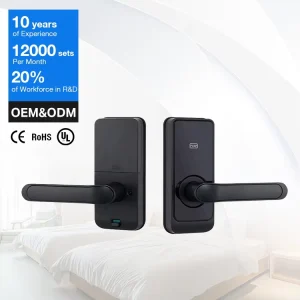 Price Custom Electronic Tuya App Wifi Durable Smart Door Locks With Rfid Card for Hotel Guestroom
