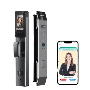 Price Face Recognition Biometric Smart Lock Fingerprint Keyless Door Lock Camera for Aluminum/Wood Doors for Cloud