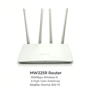 Price MW325R 300Mbps Wireless WiFi 4 Router Band Look 4 Antennas RJ45 Easy Setup for E commerce Retailers