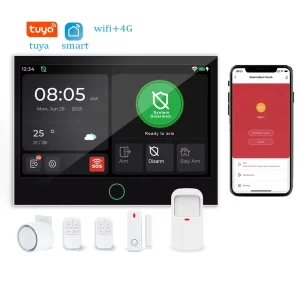 Price Smart Home Security Alarm Systems Portable 4G+WiFi Burglar Alarm 115dB 5000mAh Battery Factory Plastic 433MHz