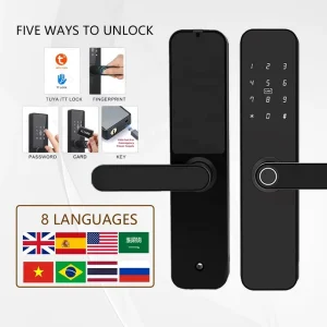Price Smart Lock WIFI APP Control Fingerprint Keyless Unlocking Smart Door Locks for Wooden Door