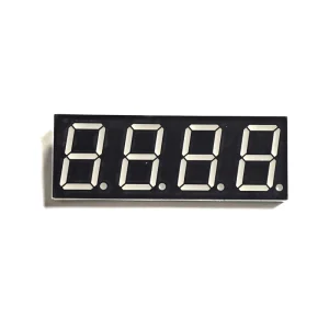 Professional 0.8 Inch 4 Digit 7 Segment Led Display Red Light 20.3mm Common Anode Module for Digital Clock Units