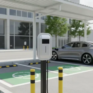 Professional 11kW 3 Phase EV Charger Wallbox GB/T Interface Smart App Managed High Power Rapid Charging Station New IP54 5M