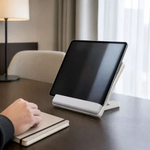 Professional P29 Ergonomic Tablet Stand designed for Student Desk Use with office tablet stand for up to 14 inch devices kitchen