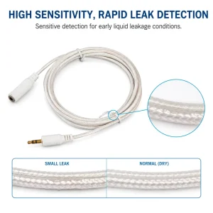 Professional Temperature Resistant Plant Liquid Leak Detection Cable Wi Fi Strobe Alarm CE FCC RoHS Certified Tuya Smart for
