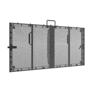 Professional Transparent Smart Curtain LED Screen IP65 Waterproof 4K Resolution 5 Year Warranty Lightweight Thin Outdoor 5500cd