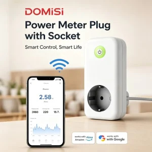 Professional WiFi Power Consumption Meter High Accuracy Energy Monitor for Home Office Commercial Energy Saving