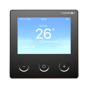 Programmable Smart Home Digital Z wave Thermostat Two in one Control Floor Heating Fan Coil Smart Thermostat
