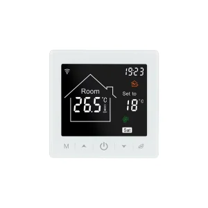 Programmable Smart Home Thermostat Voice Control LED Screen IP20 Energy Saving Smart Thermostat for Electric Heating