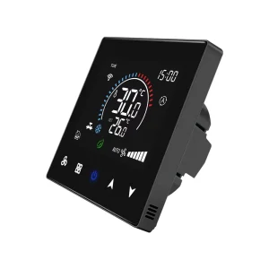 Programmable Temperature Control Air Conditioner Thermostat with Smart Life Tuya Thermostat for 0-10V 2 Pipes AC Thermostat