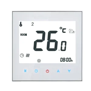 Programmable Thermostat with WiFi for Water/Gas Boiler Smart Touchscreen Heat Only with App and Voice Control