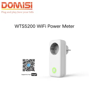 Programmable WiFi Power Meter Remote Control Via Tuya Smart Life APP Plug in Save Energy for Living Room Home Appliances