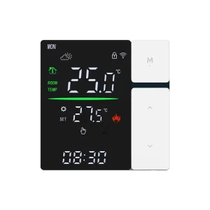 Programmable WiFi Thermostat APP Remote Control 7 Day Schedule Manual Auto Energy Saving Mode for Smart Household Appliance