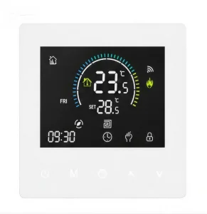 Programmable WiFi Thermostat Touch Screen Wall Mounted Temperature Controller for Heating Cooling System