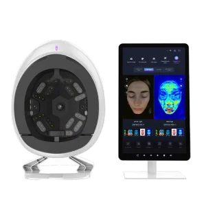 Promotion Upgraded Q2 AI Intelligent Skin Analyzer 3D Facial Scanner with 3 Industrial Grade Camera 48 Million Pixels