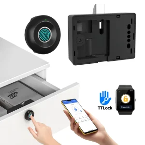 Public Mode Ttlock App Keyless Biometric Fingerprint Aluminum Alloy Cloud SDK Lock for Drawer Locker Cabinet Smart Tuya