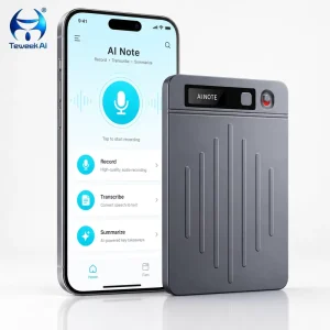 Q1 Smart Audio Recorder 64GB AI Voice Recorder Unlimited Transcription Cloud Sync Meeting Notes Business Office Assistant
