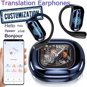 Q16s Pro Sports Touch Screen Earbuds AI Smart Translation Wireless Earphones Chinese English Translation
