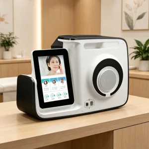 Q2 Portable AI Powered Skin Analyzer with 1500W Camera & WiFi for Face Moisture & Oil Detection