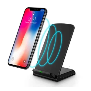 Q740 H8 Fast Charging 10W Portable Phone Desktop Wireless Charger Stand for iPhone 17 16 15 14 Pro 13 12