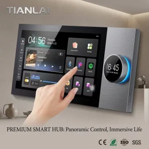 Q8 Smart Control Hub Android 11 Zigbee MQTT Matter Touch Screen Knob Panel for Home Factory