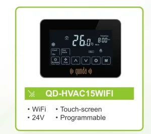 QD-HVAC15 WIFI Programmable Thermostat With WIFI Function Touch-screen Smart Room Temperature Controller HVAC Thermostat