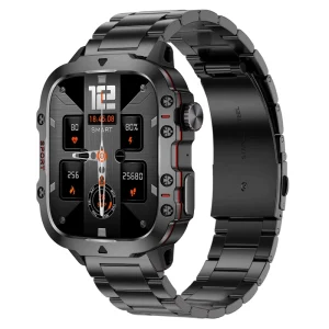 QX11 Outdoor Sports Touch Screen Smartwatch Blood Oxygen Health Touch Fitness Tracker 3ATM Waterproof Smart Watches for Men