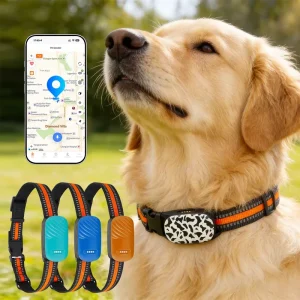 Qcool LED Indicator Light Alert Anti Lost Alert Waterproof Custom Color Geo Fence Bulk Order Hunting Dog GPS Tracker