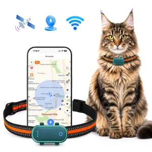Qcool Trajectory Tracking Custom Design IP67 Waterproof Electronic Fence Sturdy Easy Operation Stable Signal Pet Tracking Collar