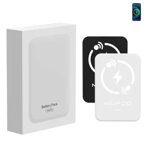 Qi2 10000mAh Magnetic Wireless Charging Power Bank, Compatible with iPhone, Portable Battery Pack for Fast Phone Charging