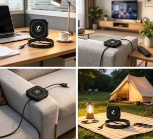 New Technology Qi2 Magnetic Wireless Charger 25W Type-C Super Fast Charging Pad