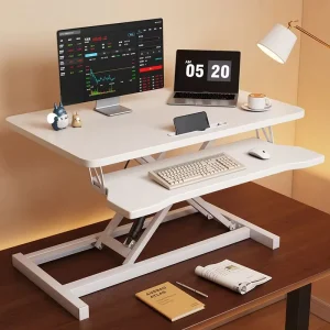 Quality Adjustment Laptop Table Simple Lift Computer Desk Wooden Modern Mobile Wheels Computer Desks