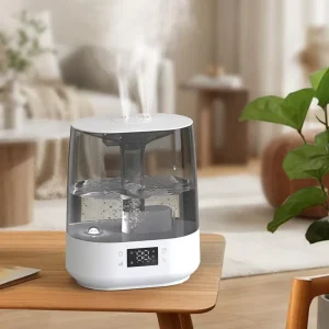 Quiet OEM UVC Commercial Wi Fi 6L Cool Mist Smart Ultrasonic Tuya Alexa Voice Control 6 Liters Ce Air Humidifier for Large Room